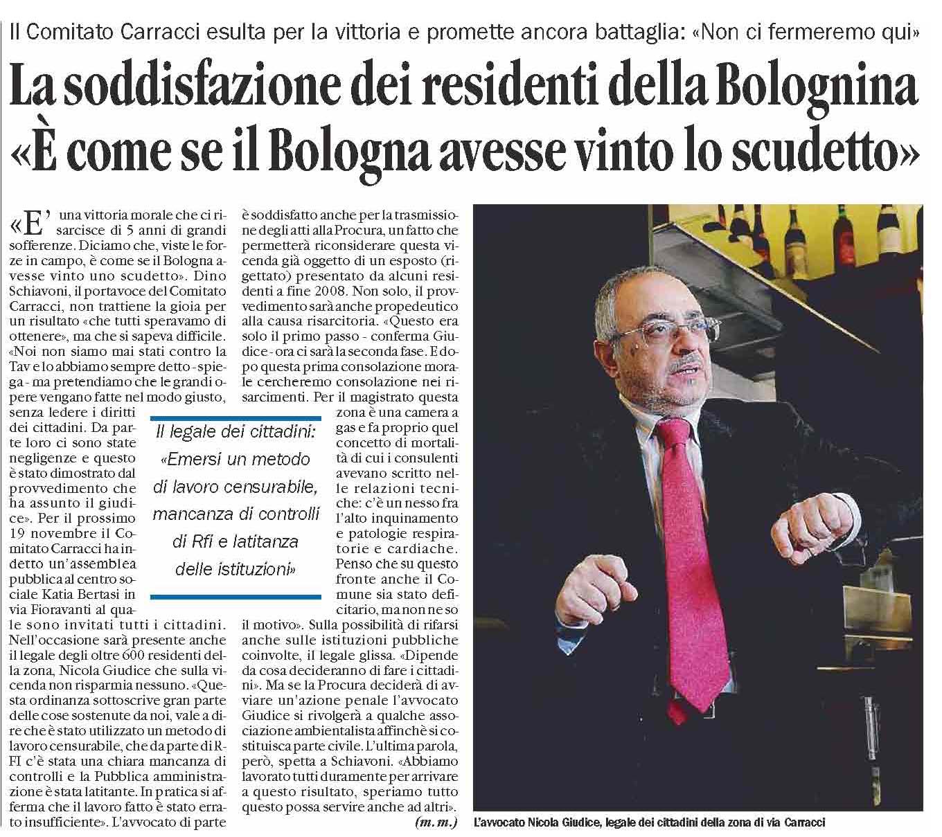 L'Informazione di Bologna, 7.11.'10, 3