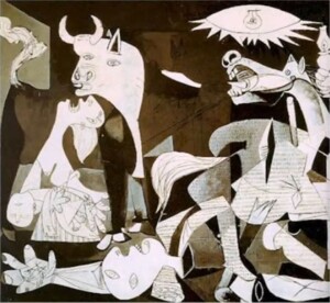 Pablo Picasso, Guernica (particolare)