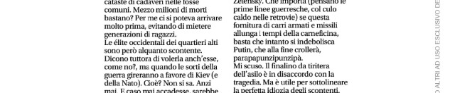 il Giornale, 16.2.'25, Il padre scomodo della pace, di Vittorio Feltri, 1